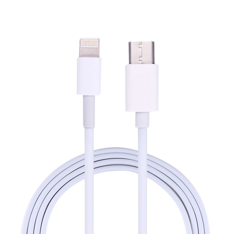 USB Type-C til Lightning 1 meter - Hvid
