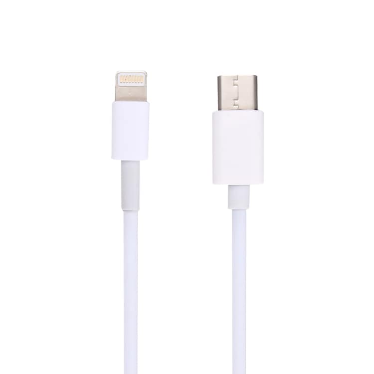 USB Type-C til Lightning 1 meter - Hvid