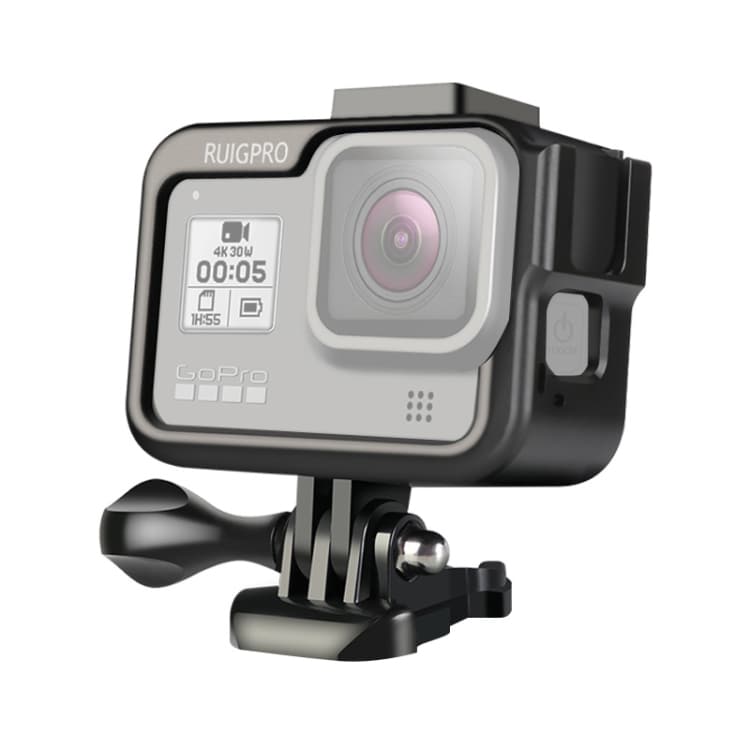 Beskyttelsescover til GoPro HERO8 med Stativbeslag - Sort