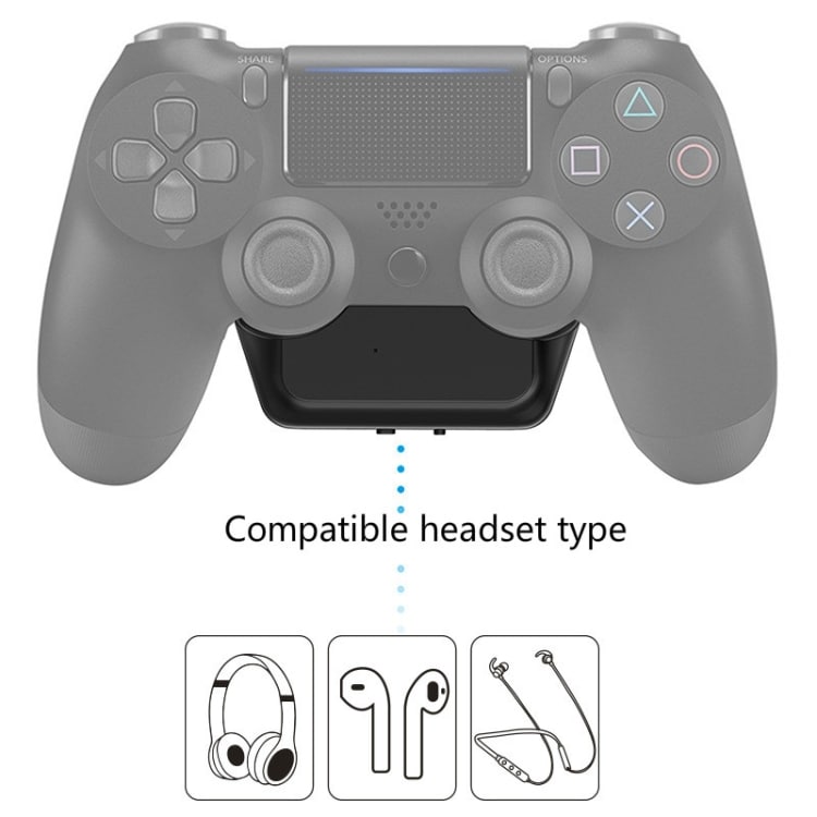Bluetooth 5.0 Adapter til PS4 Gamepad