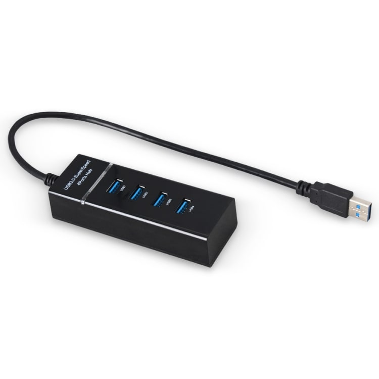 Superhurtig 4 Ports USB 3.0 Hub til PS4 Slim/Pro XboxONE/S/X/PC Game
