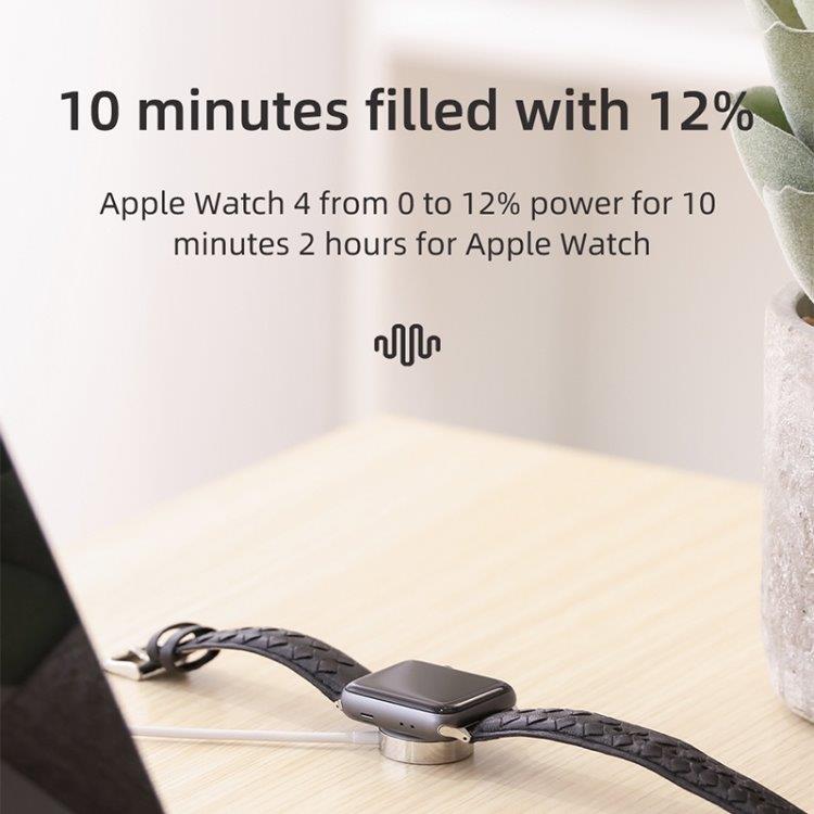 Magnetisk Ladekabel til Apple Watch 2,5W - Hvid