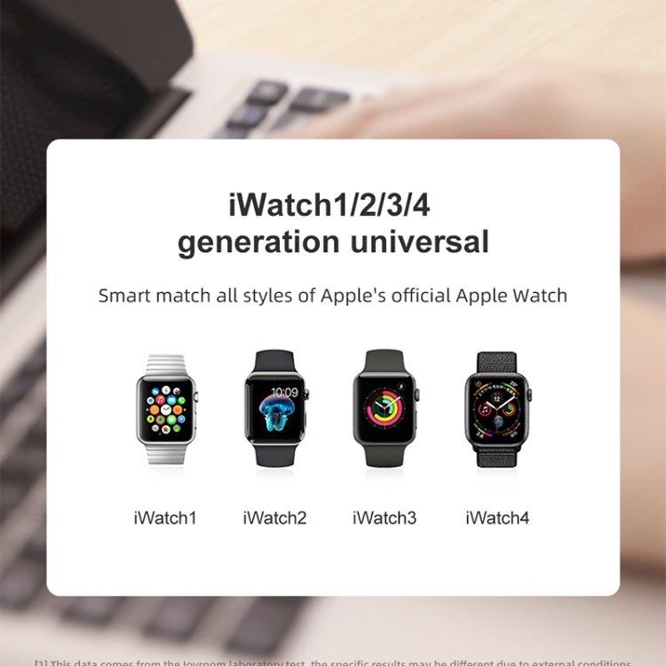Magnetisk Ladekabel til Apple Watch 2,5W - Hvid