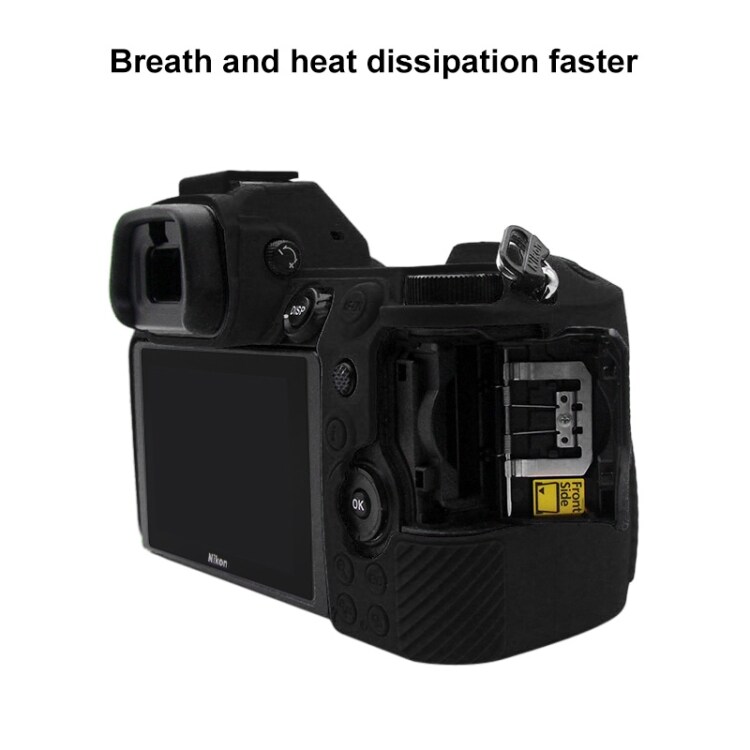 PULUZ Silikonebeskyttelse til Nikon Z6 / Z7 - Sort