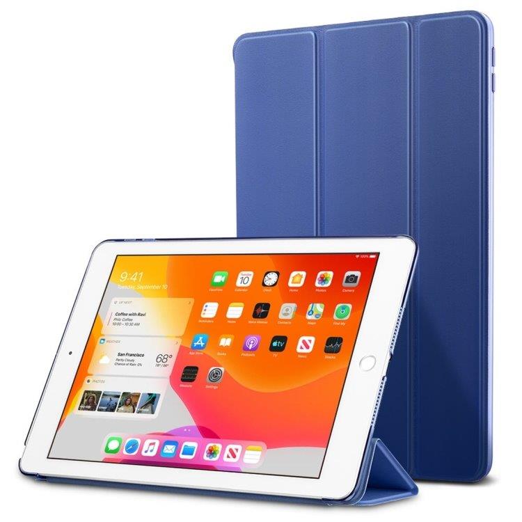 Foldbart Horisontalt Flipcover til iPad 10.2" - Blå