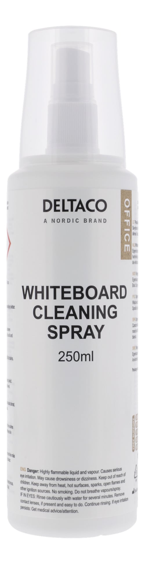 DELTACO Whiteboard Rengøringsspray - 250ml