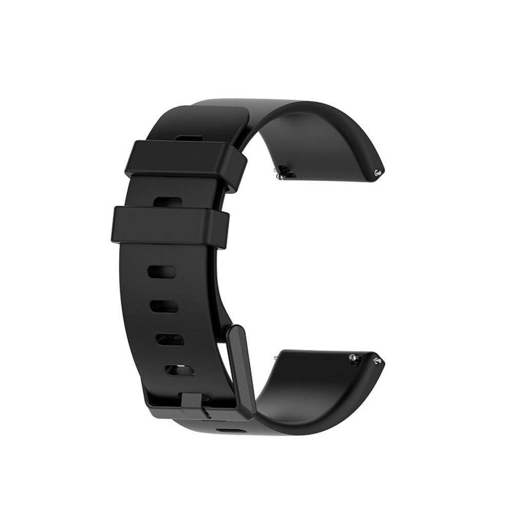 Sort Silikonerem til  Fitbit Versa / Versa2/ Lite L