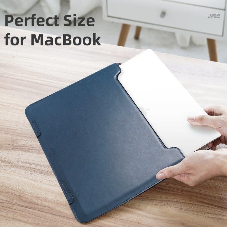 Sleeve Fodral med ställ Macbook 12" - Blå