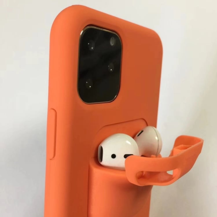 Bagcover iPhone 11 Pro med Airpod Foderal - Sort