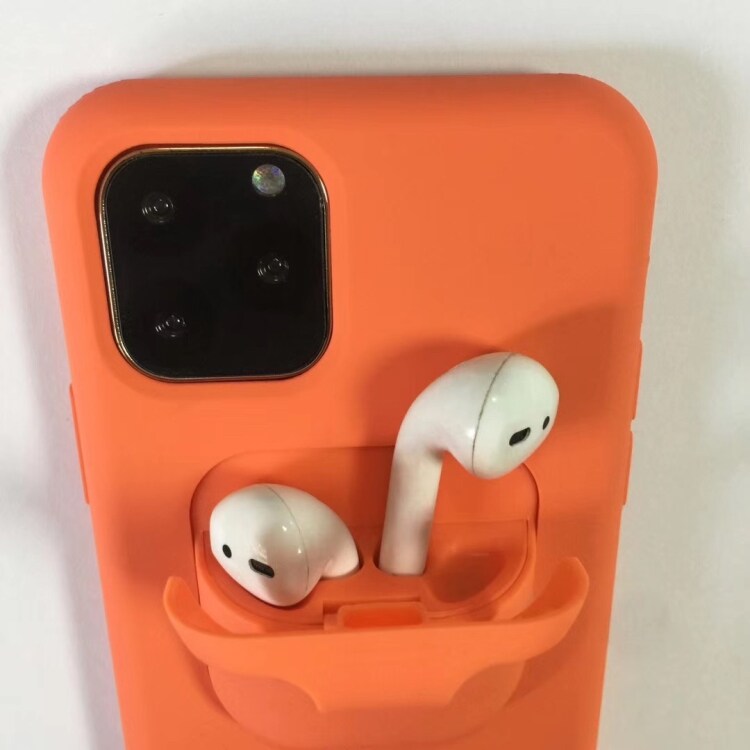 Bagcover iPhone 11 Pro med Airpod Foderal - Sort