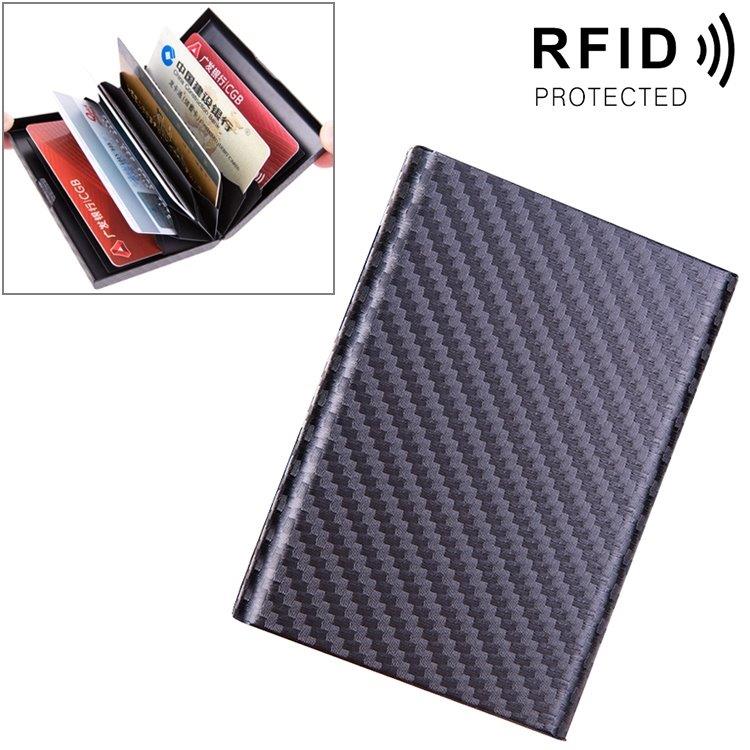 RFID Aluminiumsfoderal til kreditkort - Sort