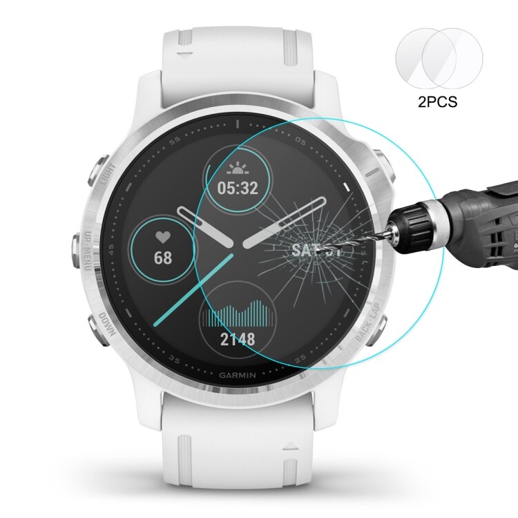 Beskyttelsesglas til Fenix 6S/6S Pro/6S Sapphire 2