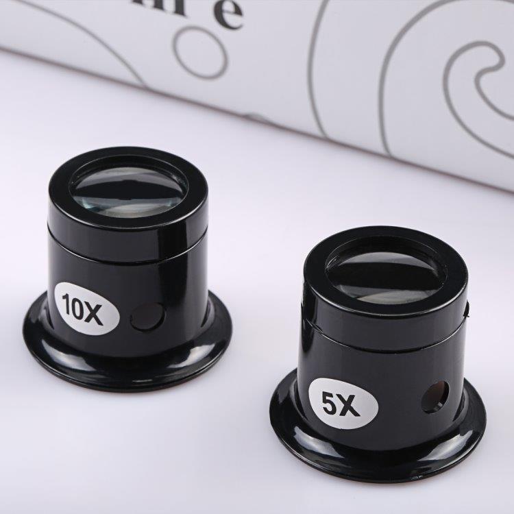 10x lup / forstørrelsesglas / urmagerlup / smykkelup / reparationslup
