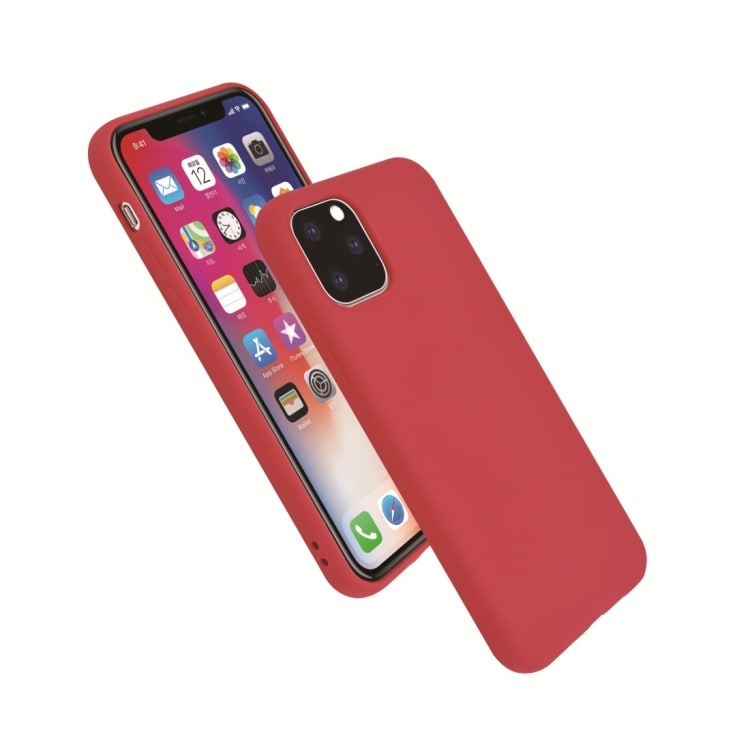 Silikonskal iPhone 11 Pro Max - Röd