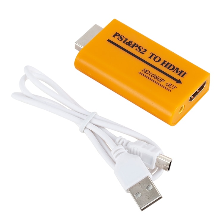 Adapter for PS1/PS2 til HDMI