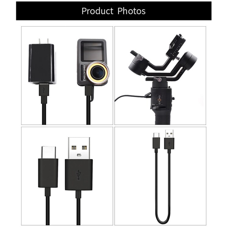 Forlængende Laderkabel til DJI Osmo Pocket/Action/Ronin-S/Ronin-SC - USB-Type-C