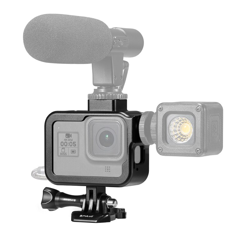 PULUZ Standardfäste för GoPro HERO8 - med hållare för blixt/lampa