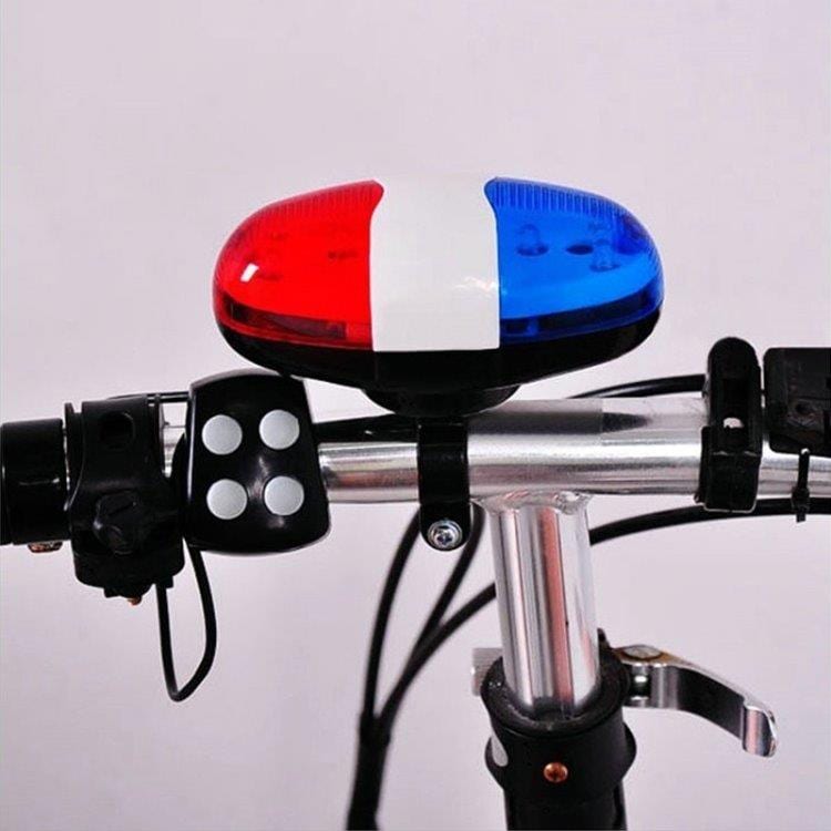 Elektrisk Ringeklokke til Cykel med 4 toner og LED-lampe