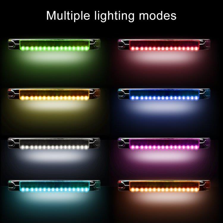 Solcellelampe med LED-lys i 15 Farver med Fjernbetjening