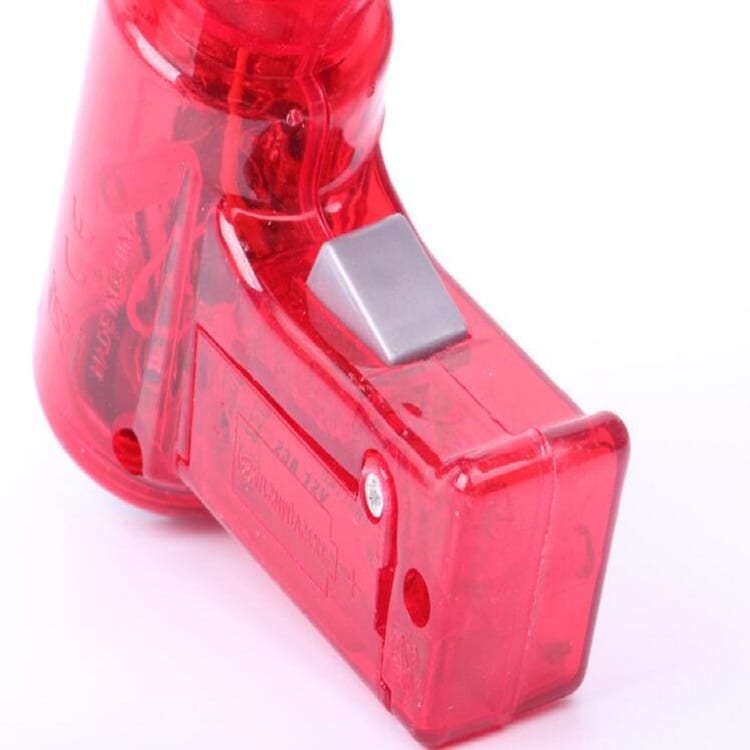 Rød Megafon med 4 forskellige Lyde
