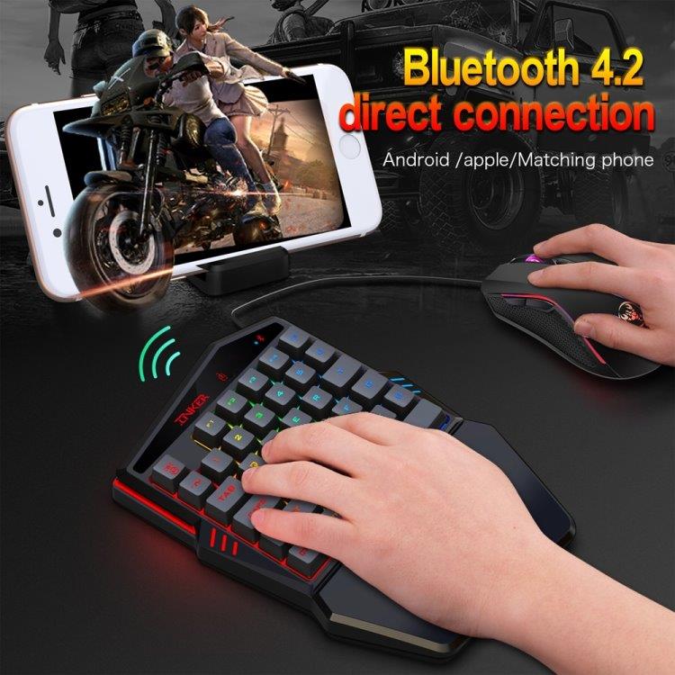 HXSJ K88 Trådløst Gaming Tastatur + Trådet Mus