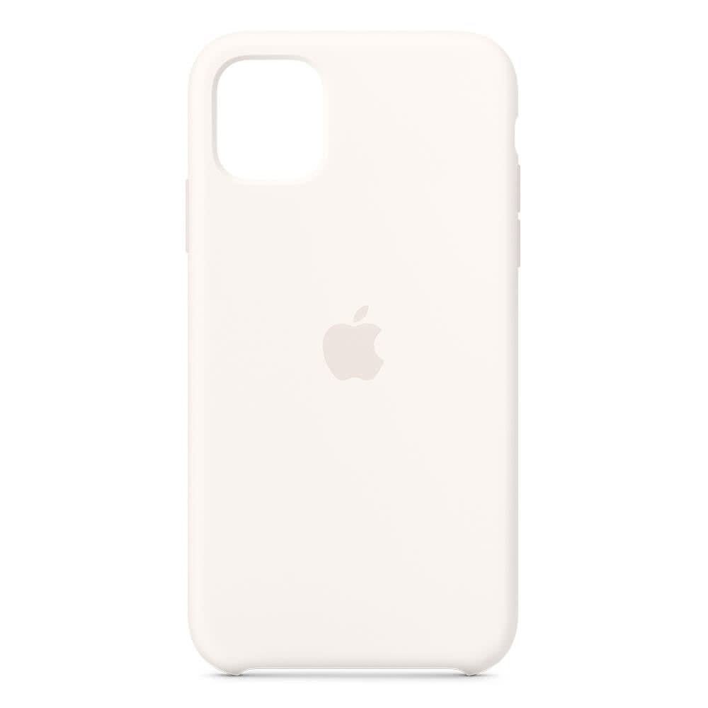 Apple Silicone Case iPhone 11 - Hvid