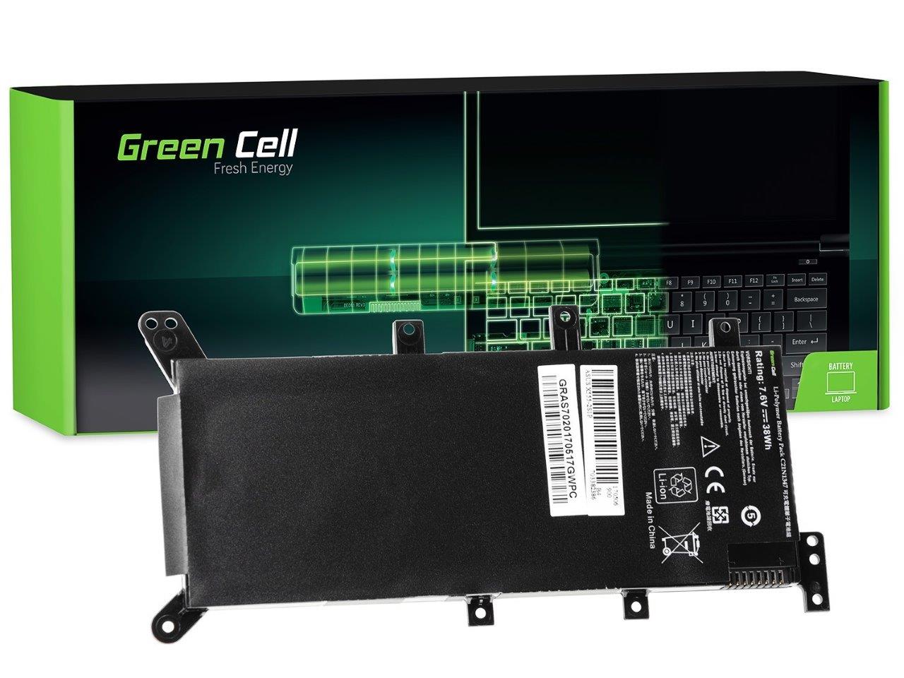 Laptopbatteri til Asus R556 R556L A555L F555L K555L X555L X555 / 7,6V 5000mAh