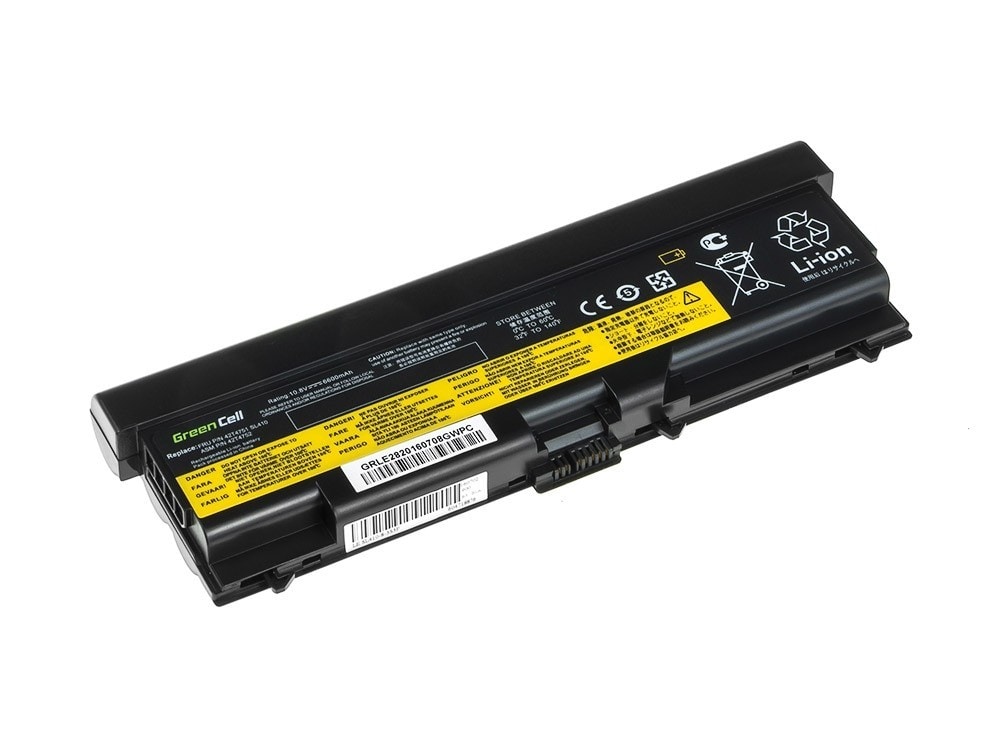 Laptopbatteri til Lenovo ThinkPad T410 T420 T510 T520 W510 / 11,1V 6600mAh