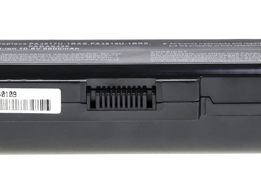 Laptopbatteri til Toshiba Satellite C650 L655 L750 PA3817U-1BRS / 11,1V 6600mAh