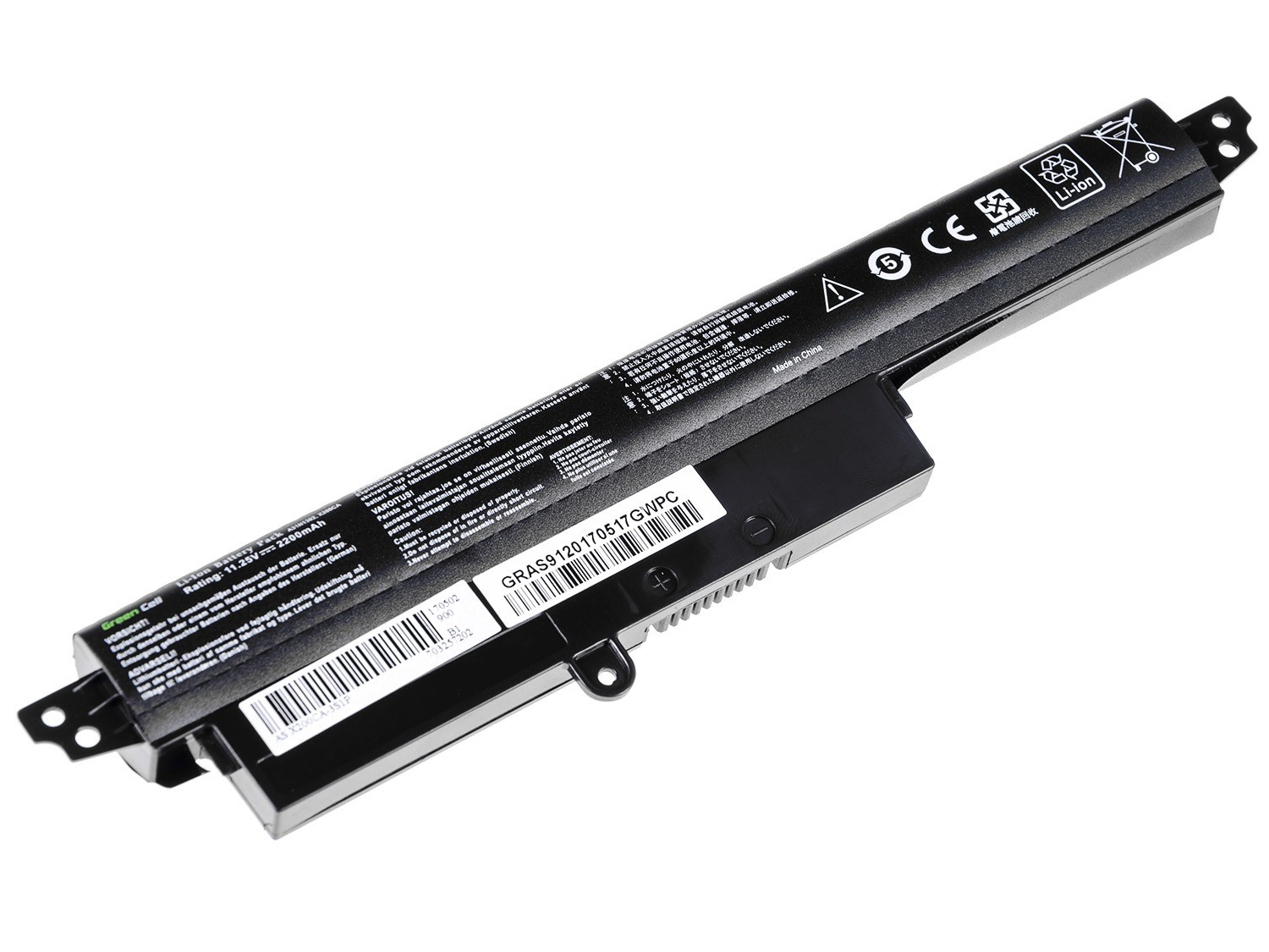 Laptopbatteri til Asus X200 X200C X200CA X200L X200LA / 11,25V 2200mAh