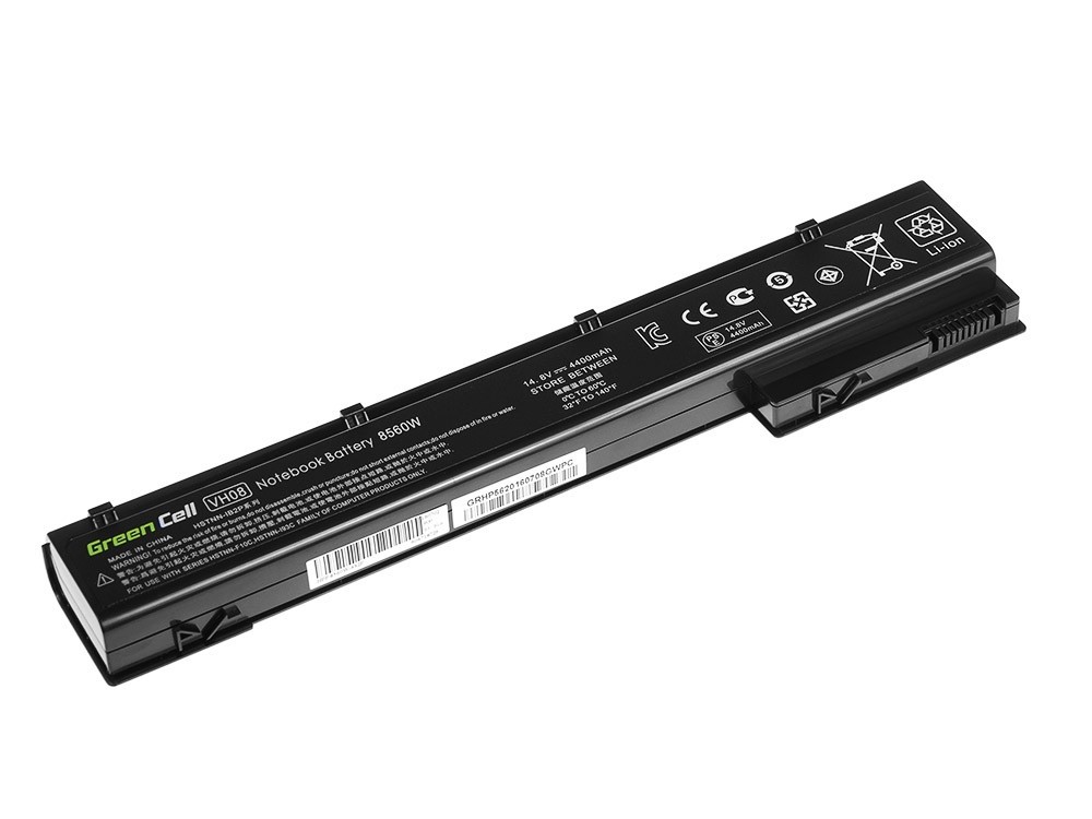 Laptopbatteri til HP EliteBook 8560w 8570w 8760w 8770w / 14,4V 4400mAh