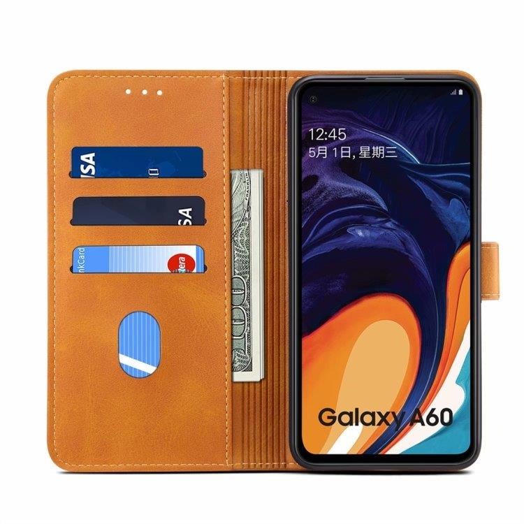 Flipfoderal med kortholder og stativ Samsung Galaxy A20 / A30 Beige