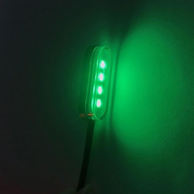 LED Belysning til køretøj DC12V 10-pak Grøn