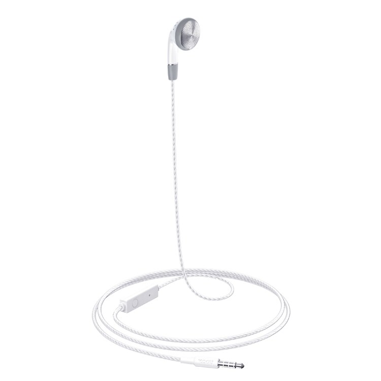 hoco Mono-Headset med Mic & 3,5 mm Hvid