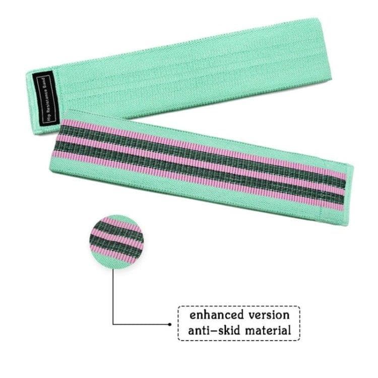 Lilla Yoga modstandbånd i bomuld/elastan - 76x8cm