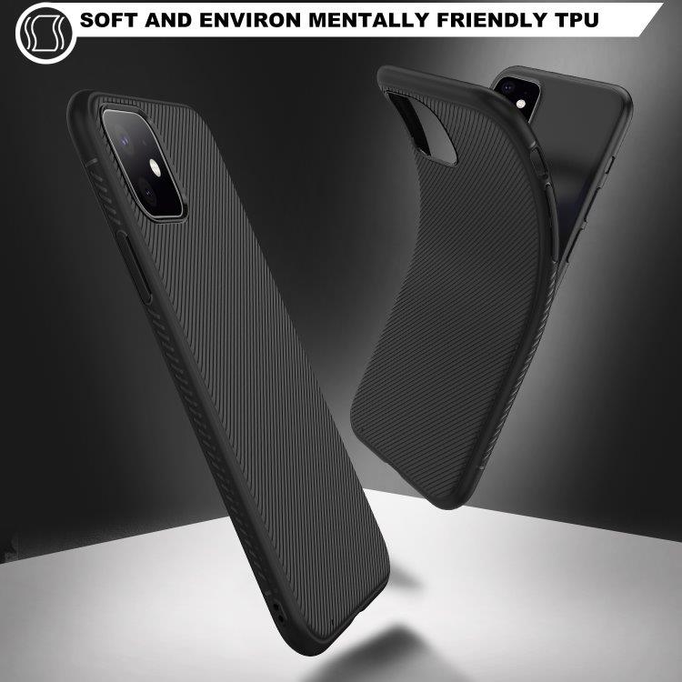 Blødt TPU-Cover i sort til iPhone 11