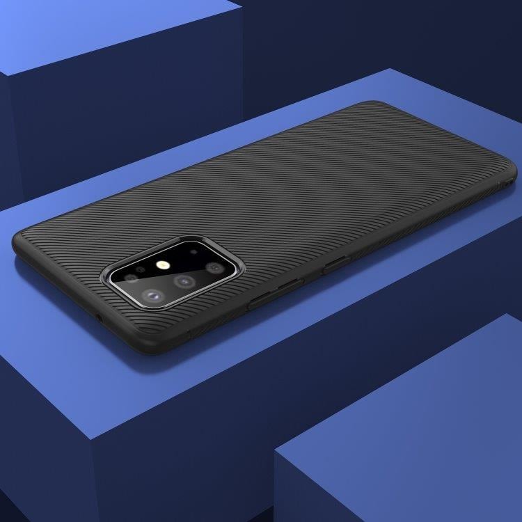 Blødt TPU-Cover i sort til Samsung Galaxy S20+