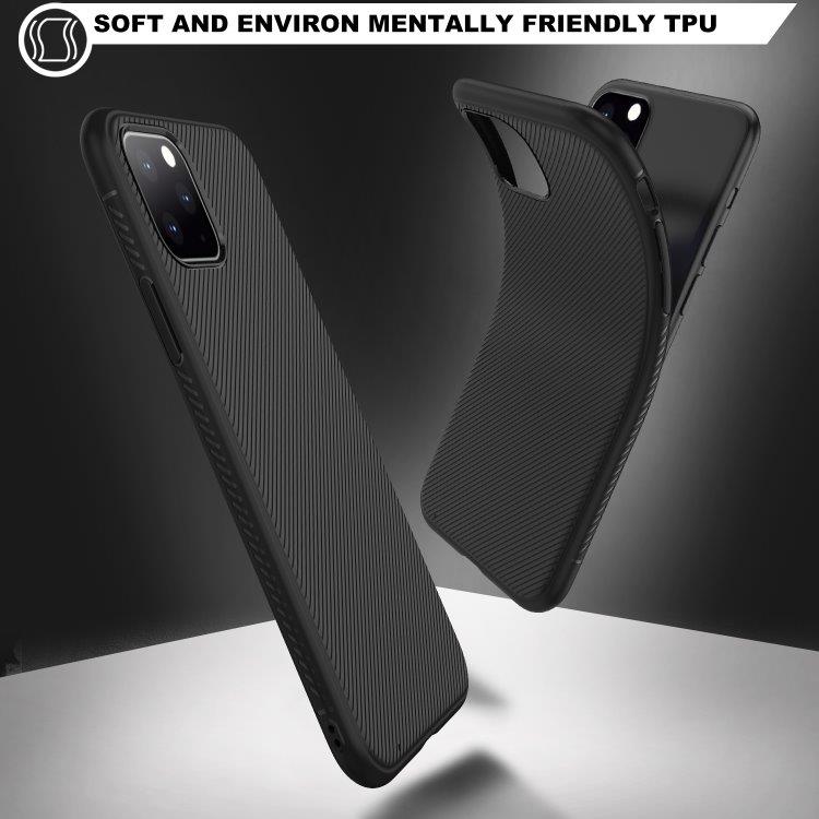 Blødt TPU-cover i sort til iPhone 11 Pro