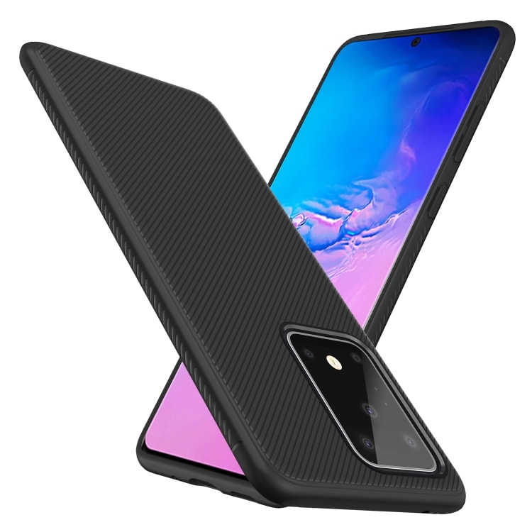 Blødt TPU-Cover i sort til Samsung Galaxy S20 Ultra