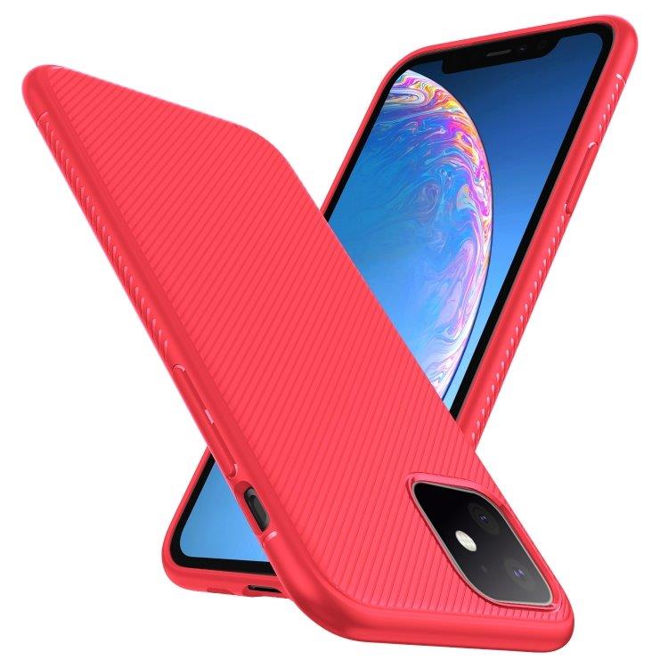 Blødt TPU-Cover i rødt til iPhone 11