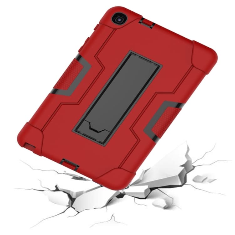 Holdbart cover med holder til Samsung Galaxy Tab A 8.0 - Rødt