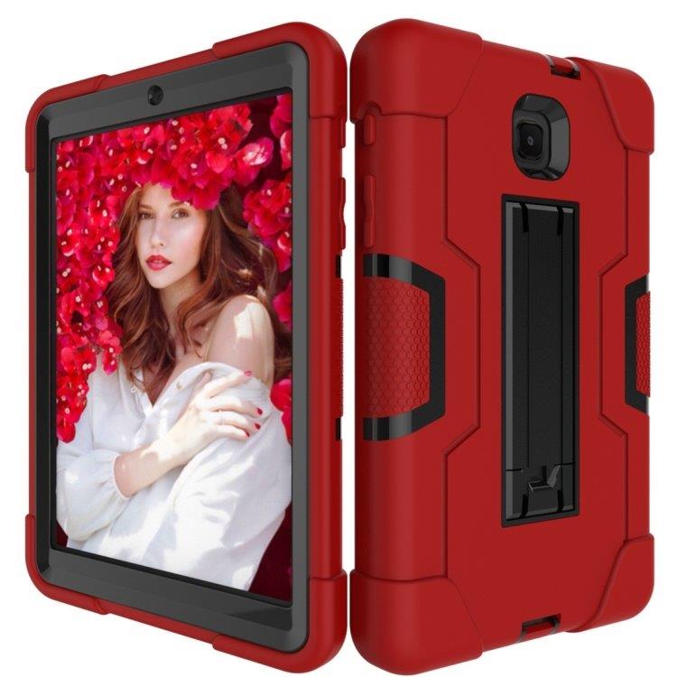 Holdbart cover med holder til Samsung Galaxy Tab A 8.0 2018 - Rødt