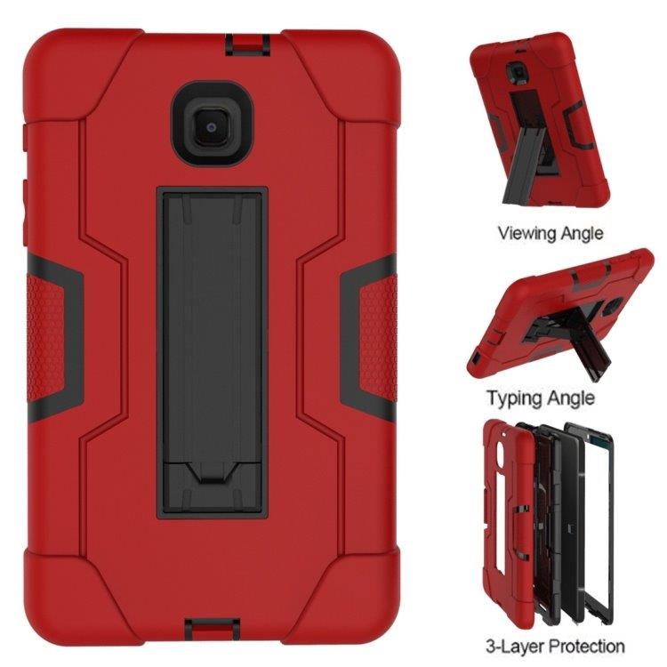 Holdbart cover med holder til Samsung Galaxy Tab A 8.0 2018 - Rødt