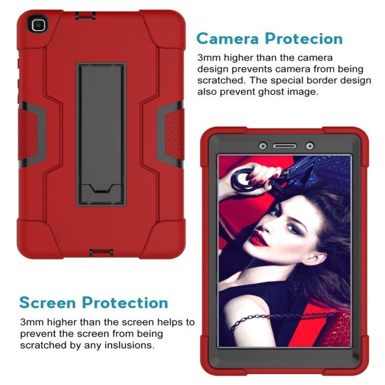 Holdbart cover med holder til Samsung Galaxy Tab A 8.0 2019 - Rødt