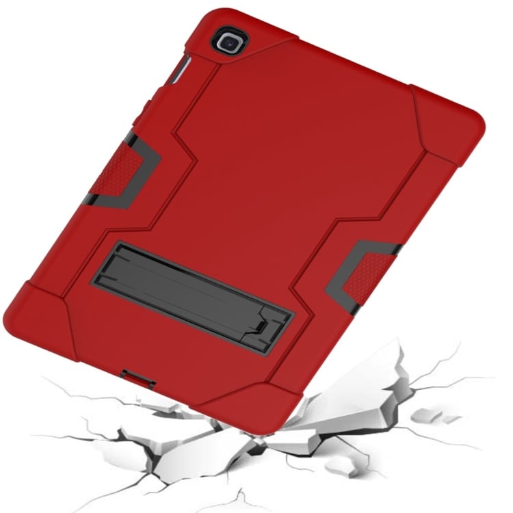 Holdbart cover med holder til Samsung Galaxy Tab S5e - Rødt