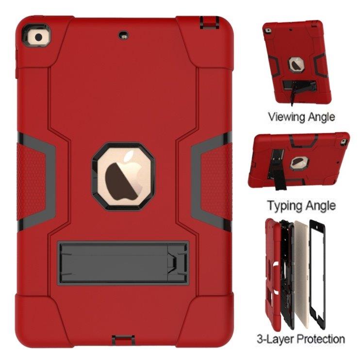 Holdbart cover med holder til iPad 10.2 - Rødt