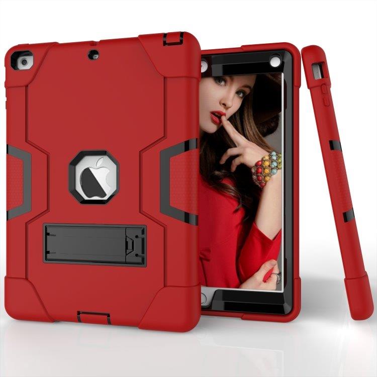 Holdbart cover med holder til iPad 5/4 - Rødt