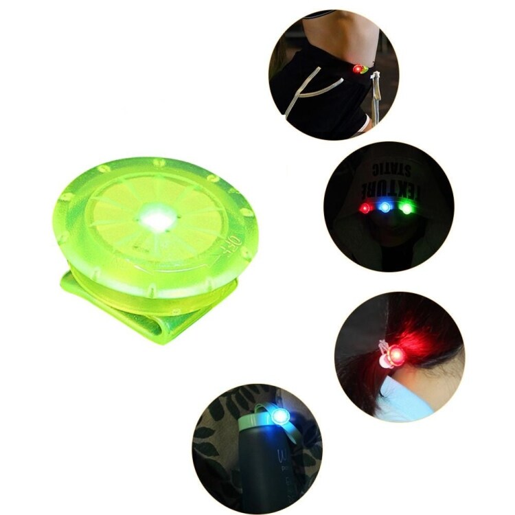 2-pak Grønne LED-Clips