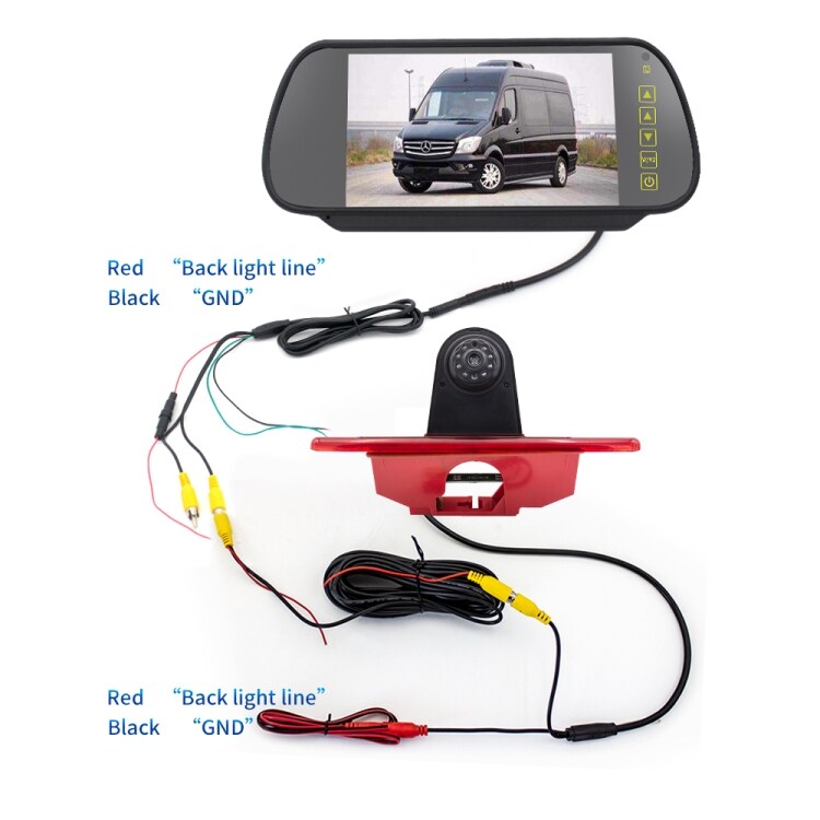 Bakkamera med monitor til Citroen / Peugeot / Toyota