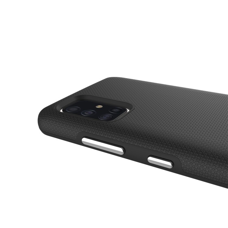 Anti-slip TPU-cover til Samsung Galaxy A51, sort